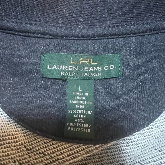 Ralph‎ Lauren Blue Military Style Jacket Size Large Academia Capsule Wardrobe - Picture 2 of 10